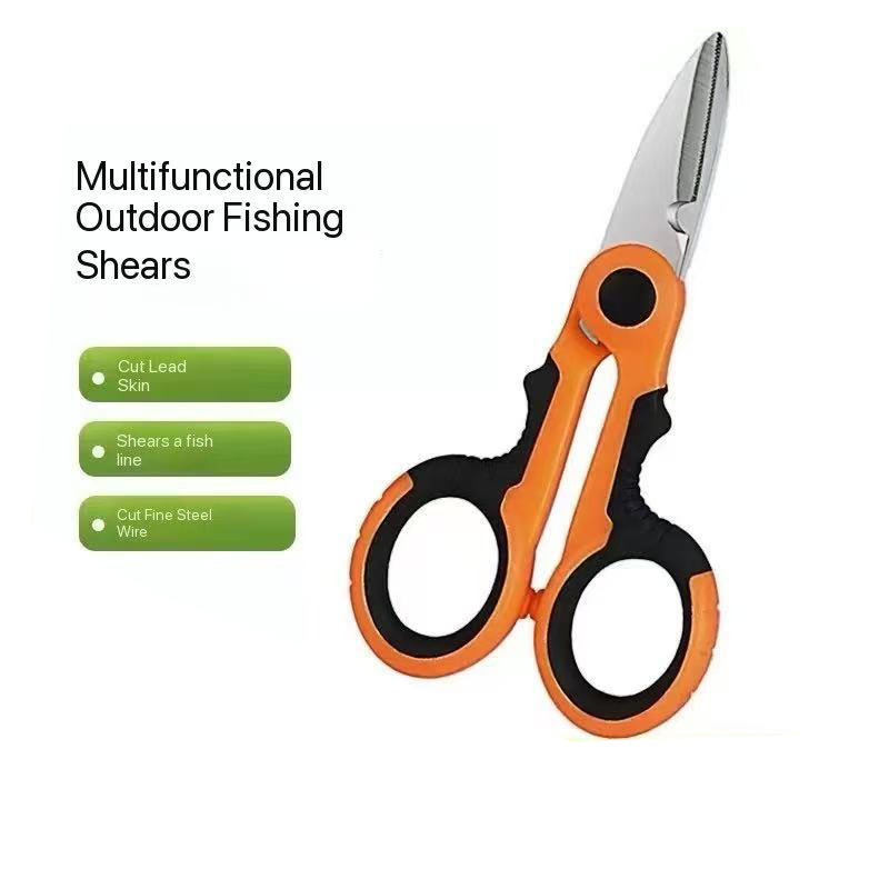 Fishing Equipment Needed - Multifunctional Electrician's Scissors - Equipped with