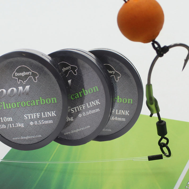 Fishing Equipment Bundle - Carp Fishing Hooklink Boom Fluorocarbon Stiff