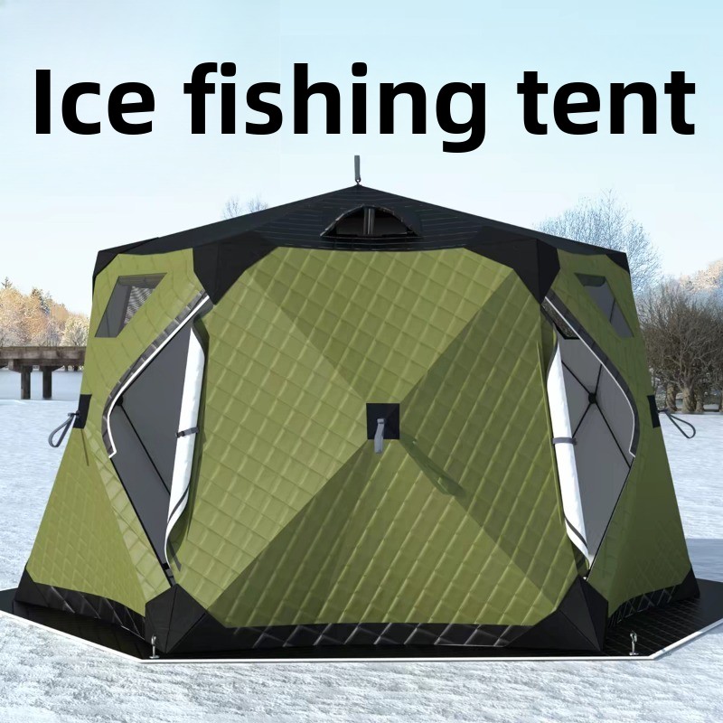 Hexagonal Ice Fishing Hut – Th - Fishing Equipment Needed recension och pris