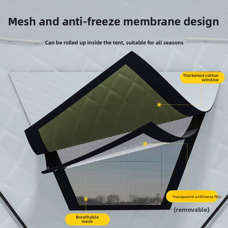 Hexagonal Ice Fishing Hut – Th - Fishing Equipment Needed recension och pris