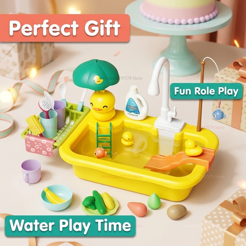 Kids Kitchen Sink Dishwasher P - Fishing Equipment Needed recension och pris