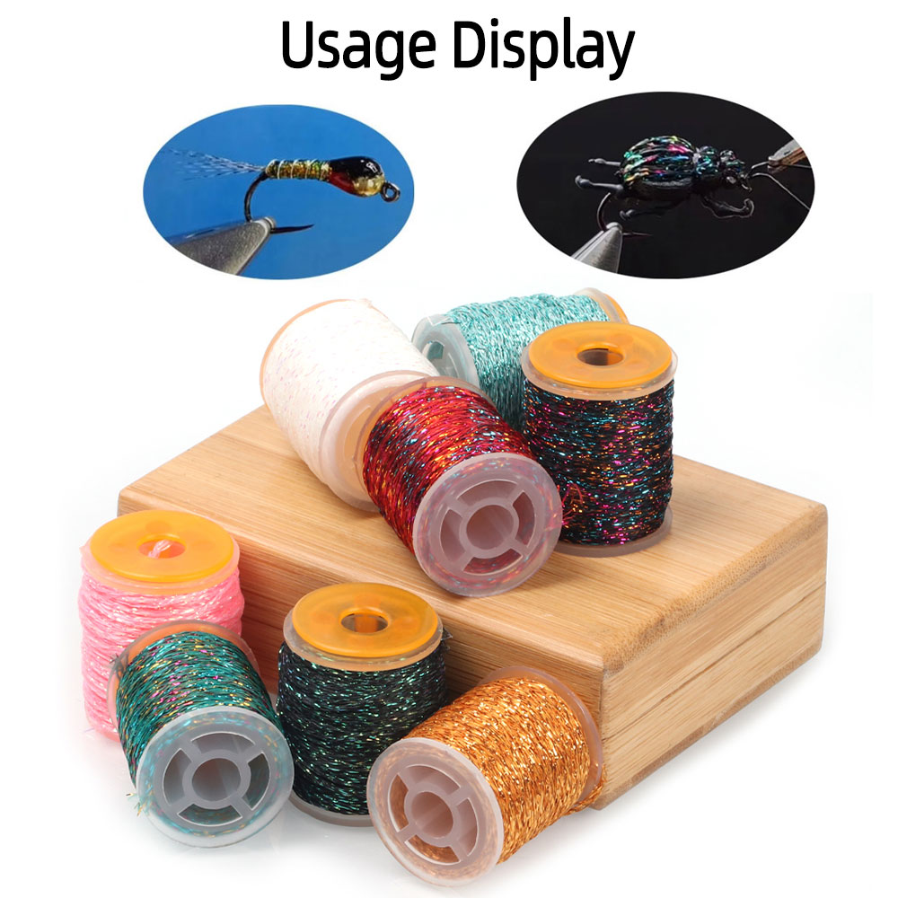 10m/Spool 1mm Holographic Flas - Fishing Equipment Bundle recension och pris