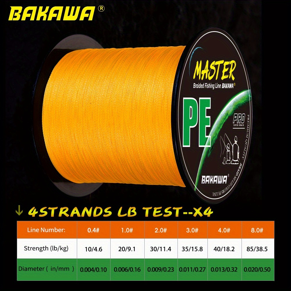 BAKAWA X4 Strands Braided Fish - Fishing Equipment Bundle recension och pris