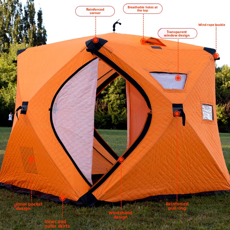 Ice Fishing Tent Thickened War - Fishing Equipment Needed recension och pris