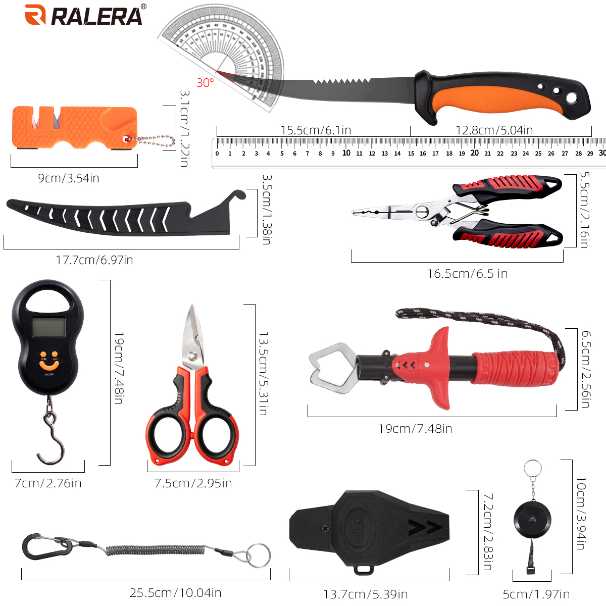 RALERA Fishing Gear Tackle Kit - Braided Fishing Line recension och pris