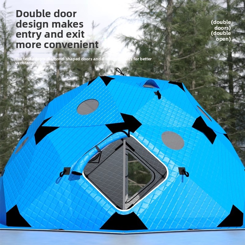 Super Sized Ice Fishing Tent,  - Fishing Equipment Needed recension och pris