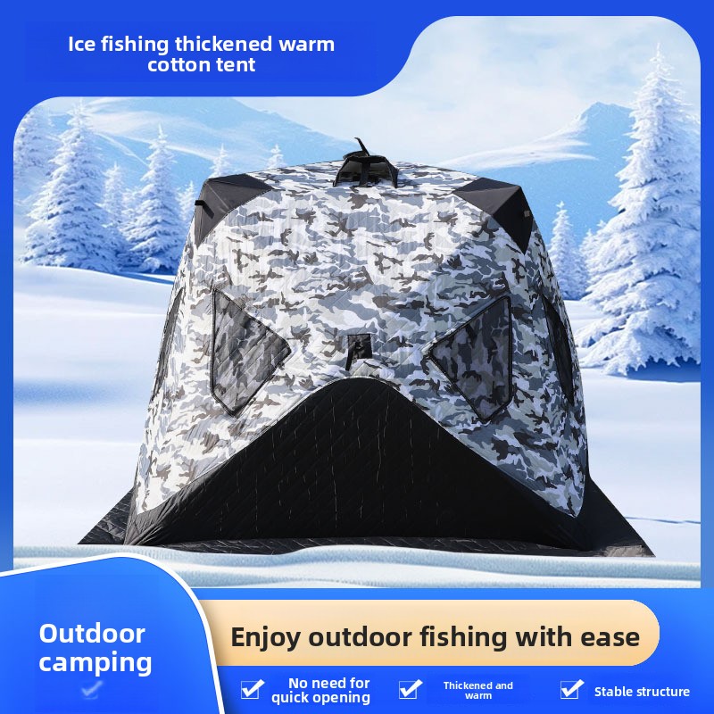 Thickened Cotton Ice Fishing T - Fishing Equipment Needed recension och pris