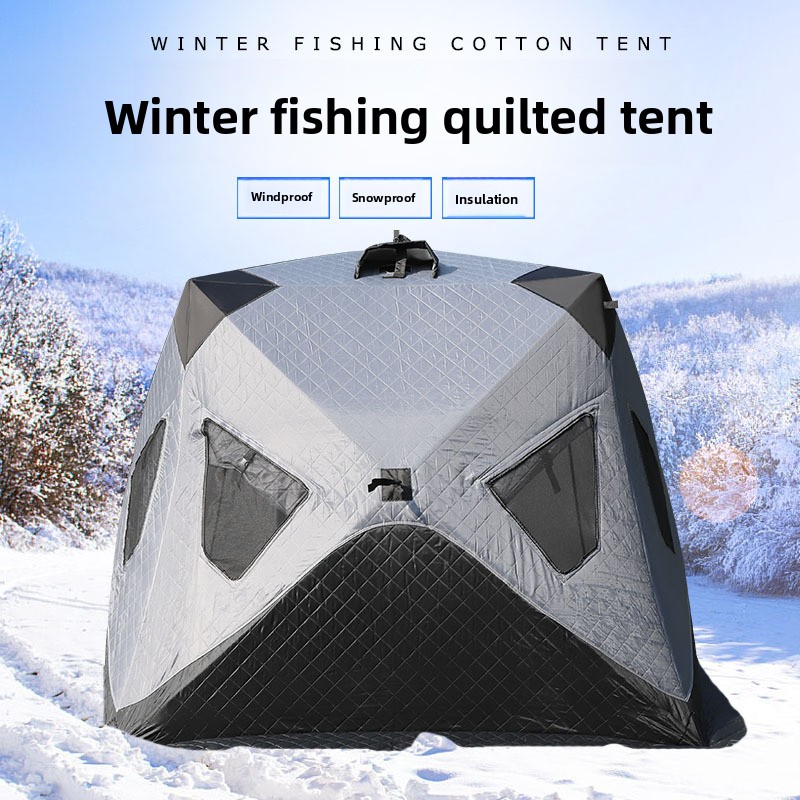 Thickened Cotton Ice Fishing T - Fishing Equipment Needed recension och pris