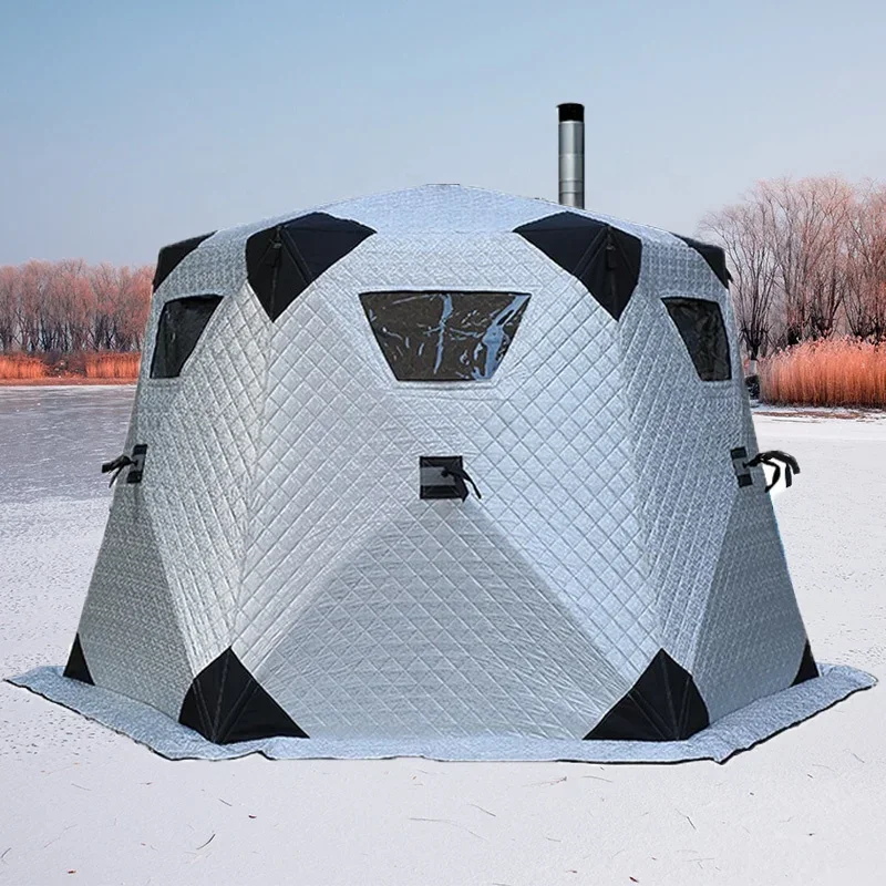 Winter Insulated Big Sauna Ten - Fishing Equipment Needed recension och pris