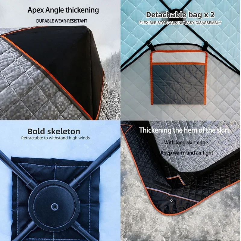 Winter Insulated Big Sauna Ten - Fishing Equipment Needed recension och pris