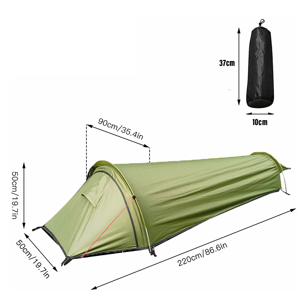 850g Ultralight 1 Person Tent  - Fishing Equipment Needed recension och pris