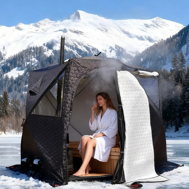 Winter Sauna Tent Winter Thick - Fishing Equipment Needed recension och pris
